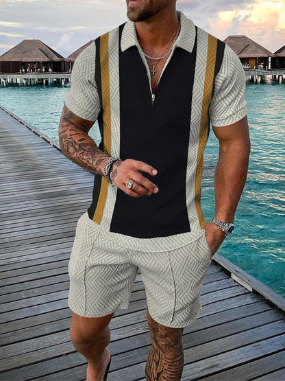 Tweedelige Heren Zomerset met Polo en Shorts – Damon
