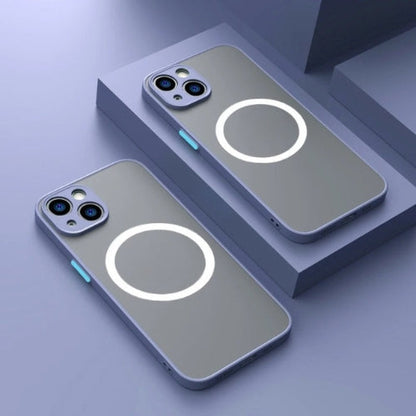 Matte Magnetische Telefoonhoes met MagSafe & Stootbescherming – 1+1 GRATIS