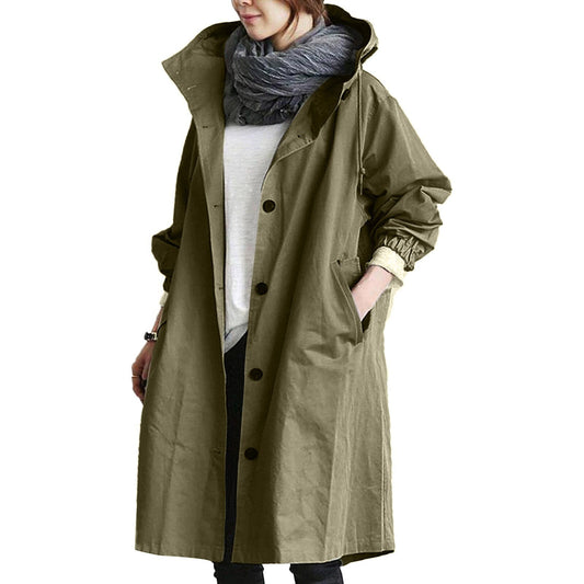 Trendy Lange Regenjas voor Dames - Elise