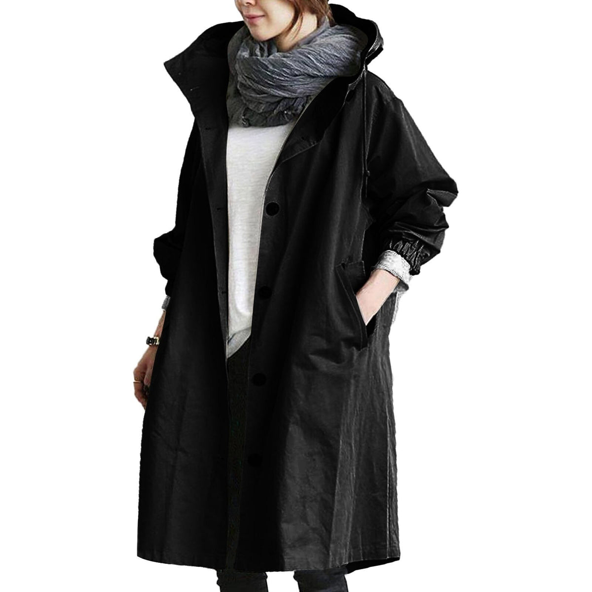 Trendy Lange Regenjas voor Dames - Elise