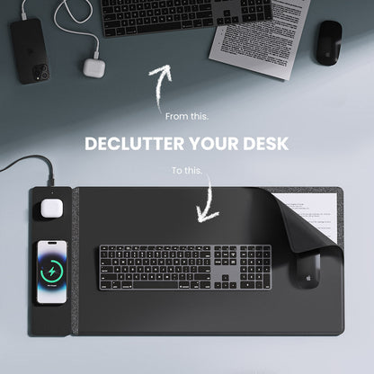 Draadloze Oplaadbare Bureau Mat - ChargePad Flex