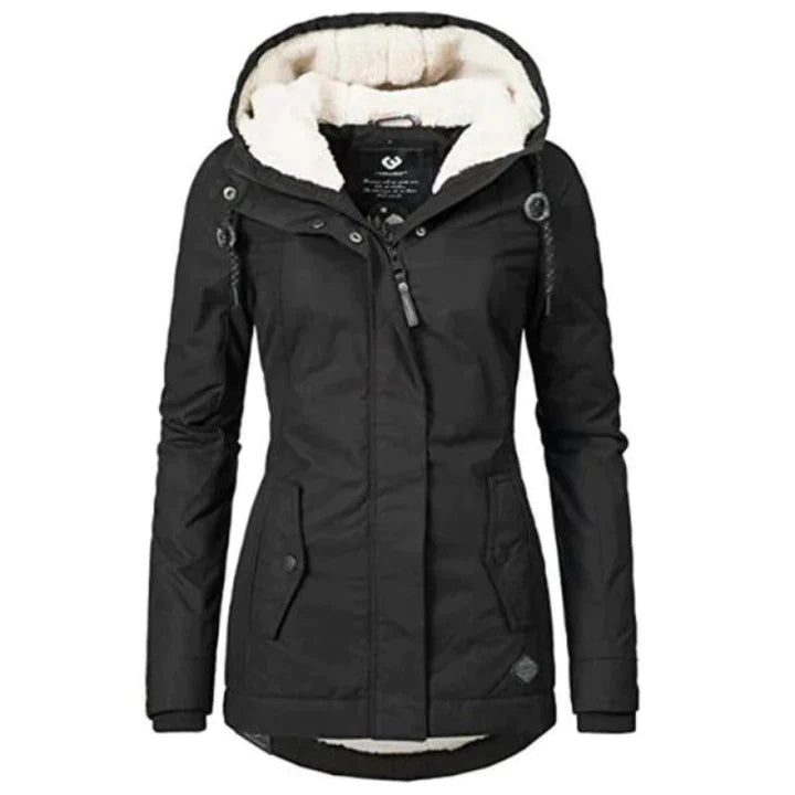 Stijlvolle Lange Dames Winterjas - Lina