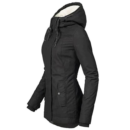 Stijlvolle Lange Dames Winterjas - Lina
