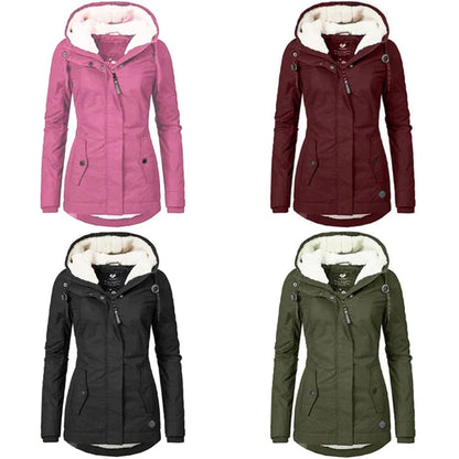 Stijlvolle Lange Dames Winterjas - Lina