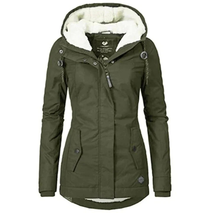 Stijlvolle Lange Dames Winterjas - Lina
