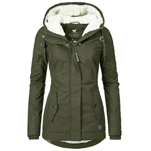 Stijlvolle Lange Dames Winterjas - Lina