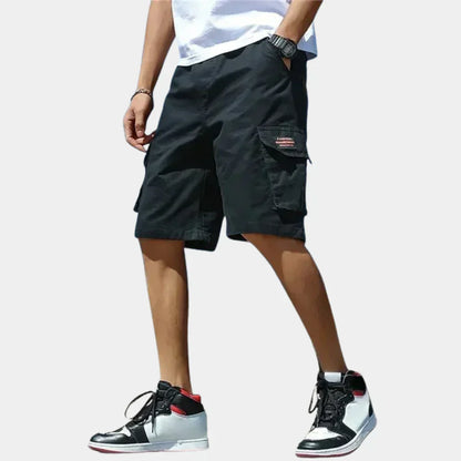 Heren Katoenen Cargoshorts - Finn