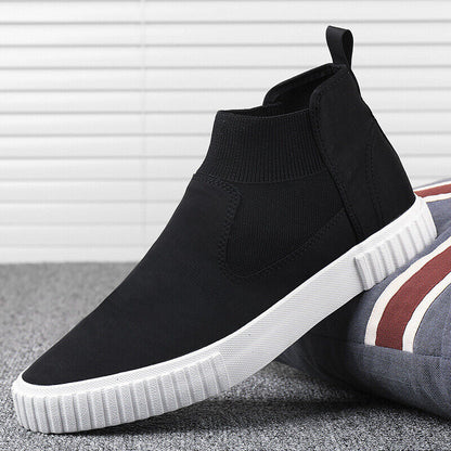 Heren Canvas Sneakers met High Top Design – Lennard