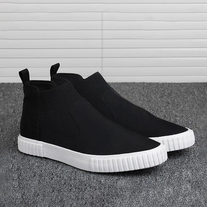 Heren Canvas Sneakers met High Top Design – Lennard