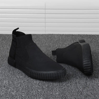 Heren Canvas Sneakers met High Top Design – Lennard