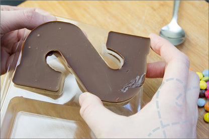 3D siliconen mal om chocoladeletters te gieten – Bakplezier (1+1 gratis)