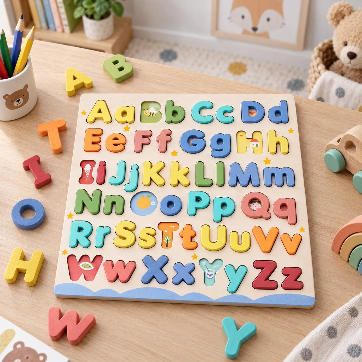 Alfabetpuzzel Met Hoofdletters En Kleine Letters - AlphaPlay