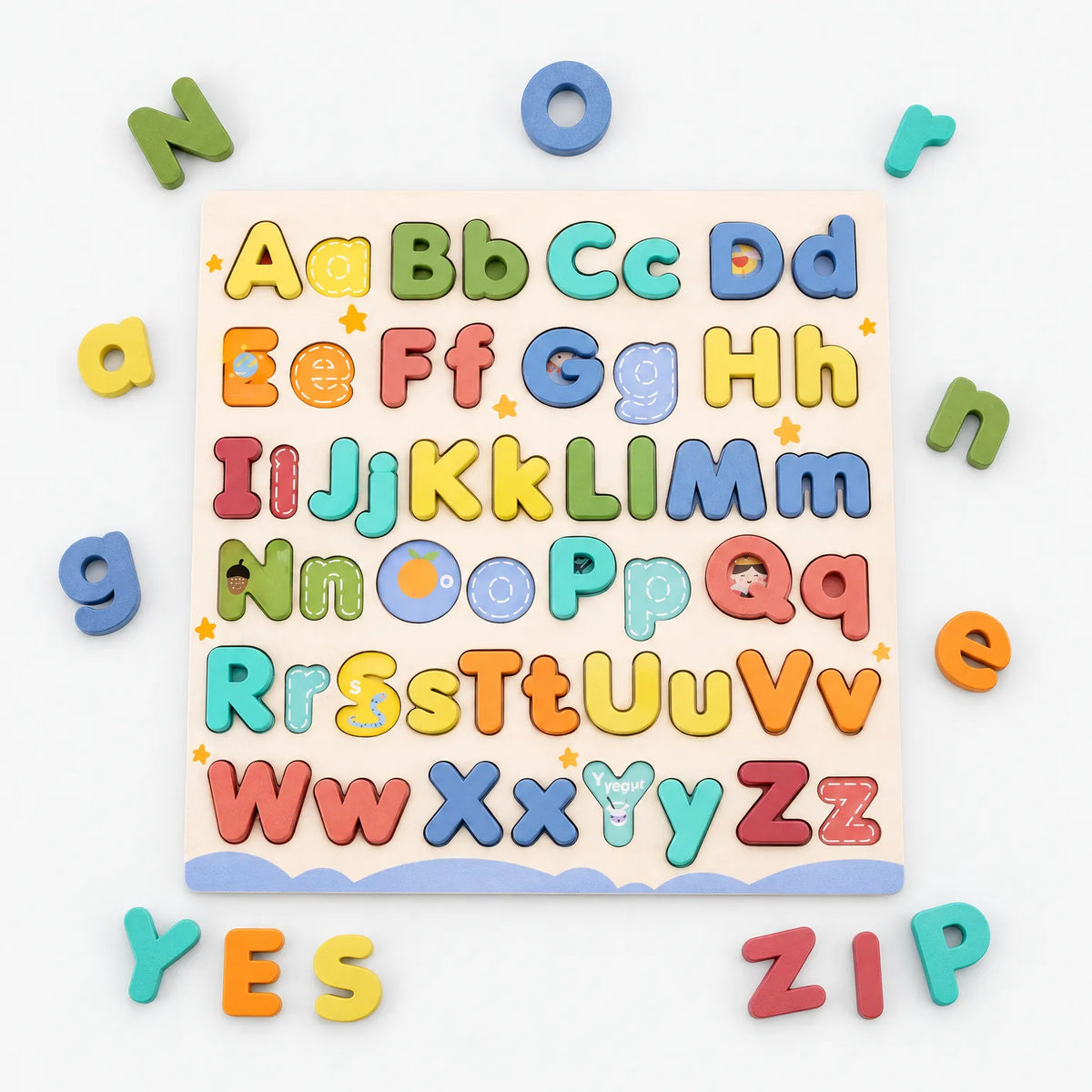 Alfabetpuzzel Met Hoofdletters En Kleine Letters - AlphaPlay