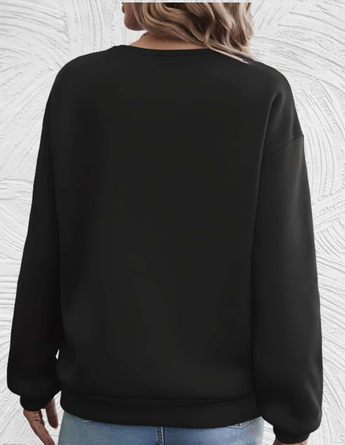 Oversized Dames Sweater met Ronde Hals - Luna