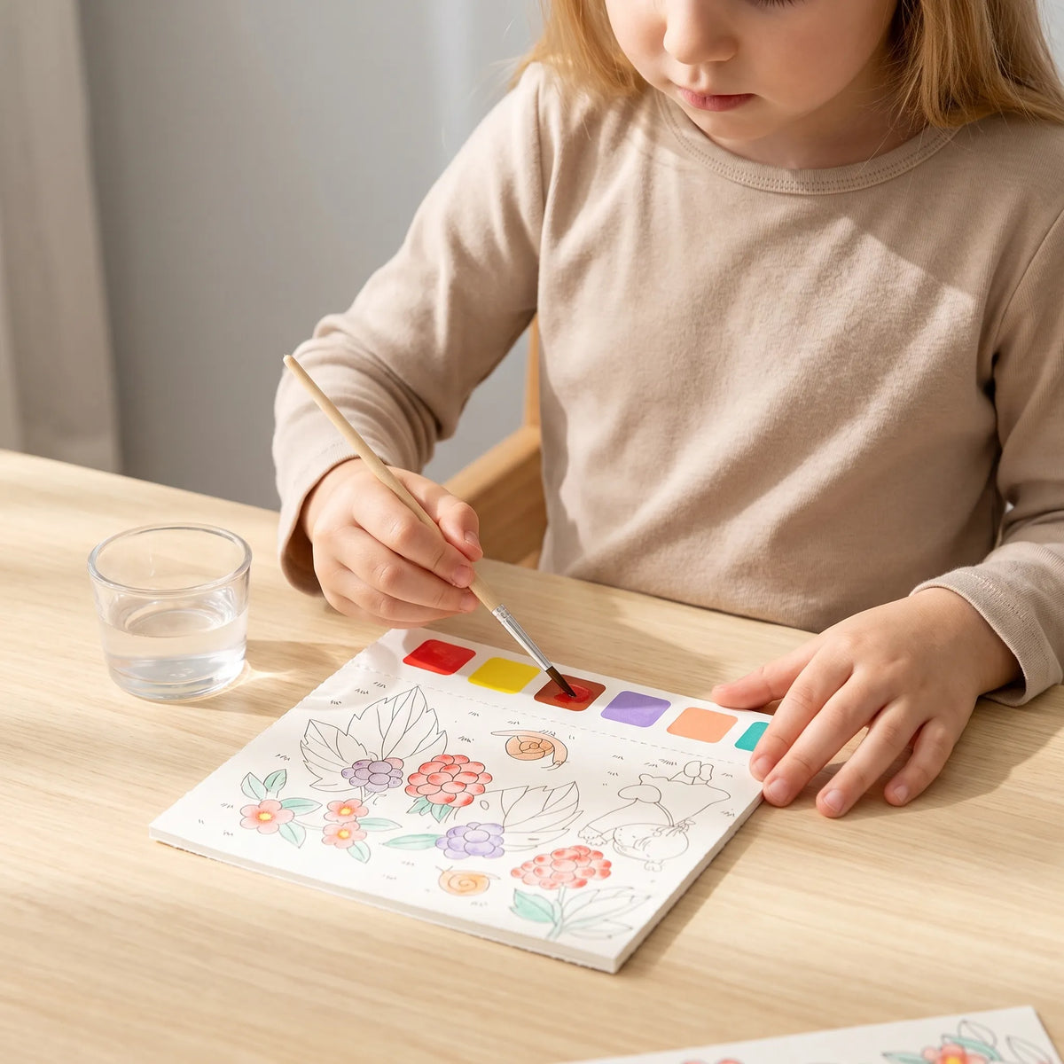 Aquarel kleurboek voor kinderen - AquaPaint