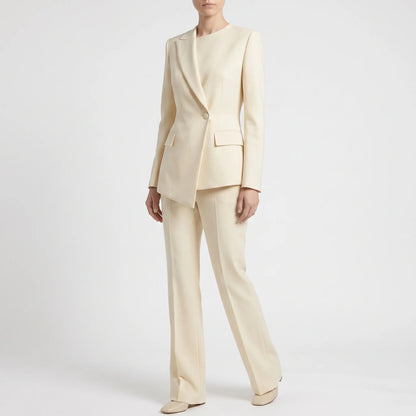 Asymmetrisch Getailleerd Broekpak Dames -  Suzanne