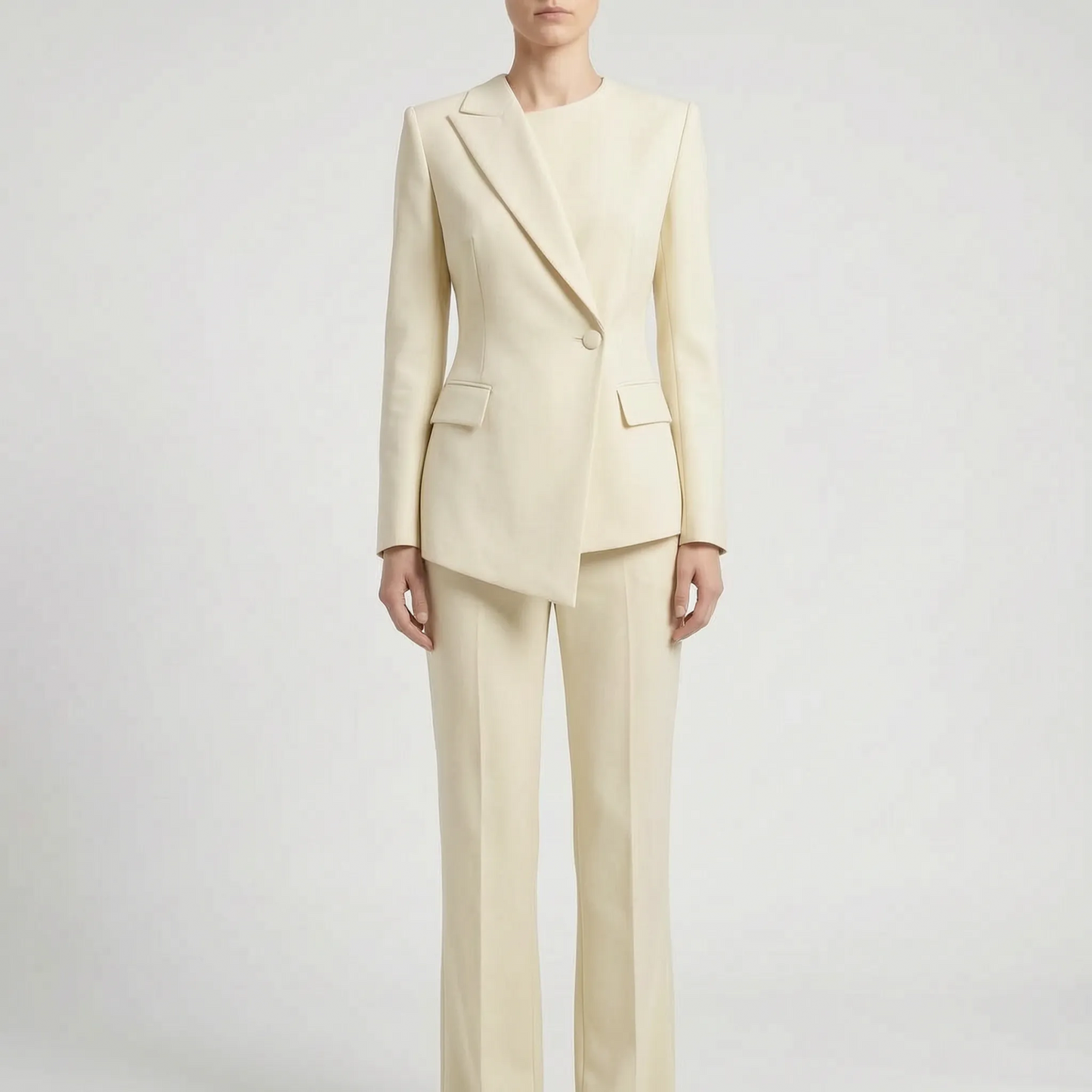 Asymmetrisch Getailleerd Broekpak Dames -  Suzanne