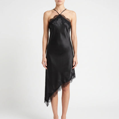 Asymmetrische Midi-Slipdress -  Mattie