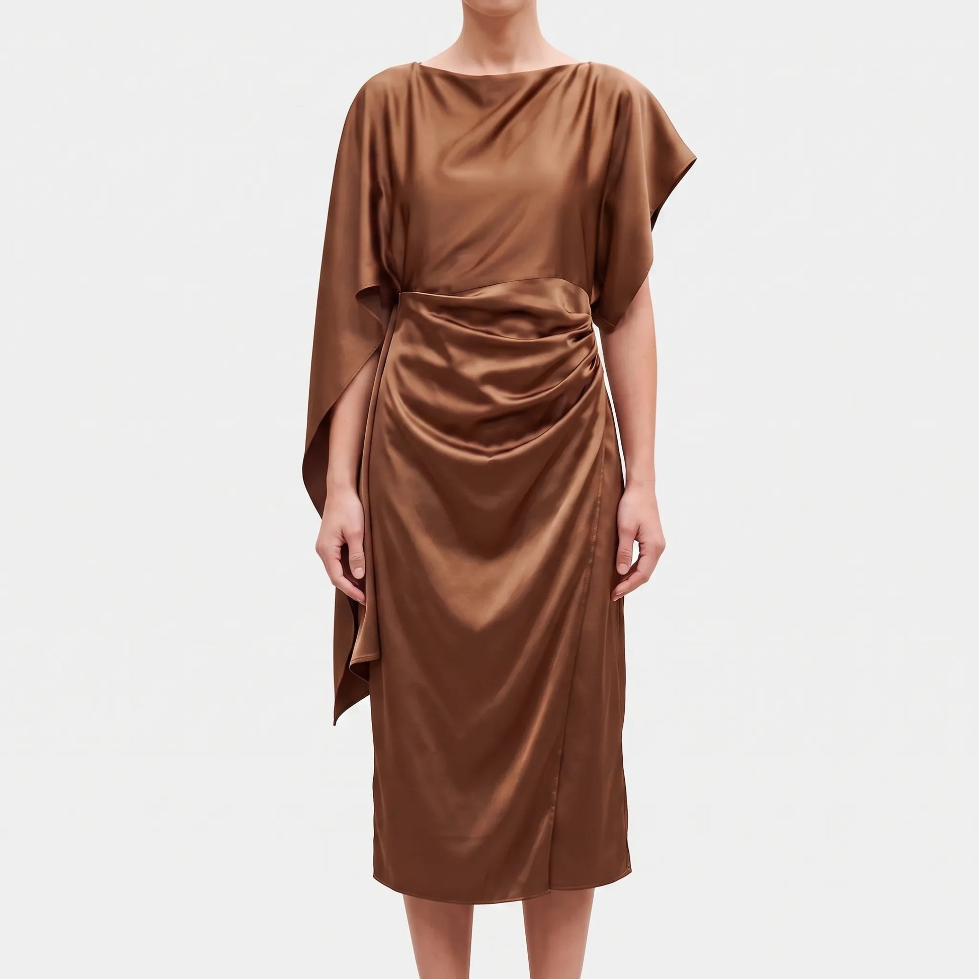 Asymmetrische Midi Jurk -  Debra