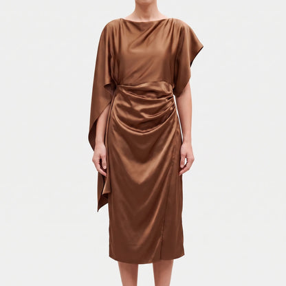 Asymmetrische Midi Jurk -  Debra