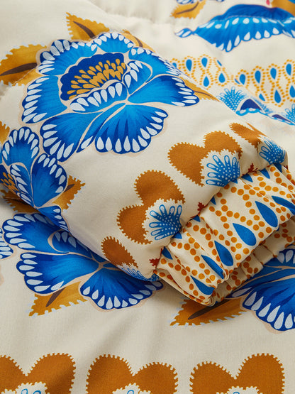 Boheemse Winterjas met Print en Rits - Zahara