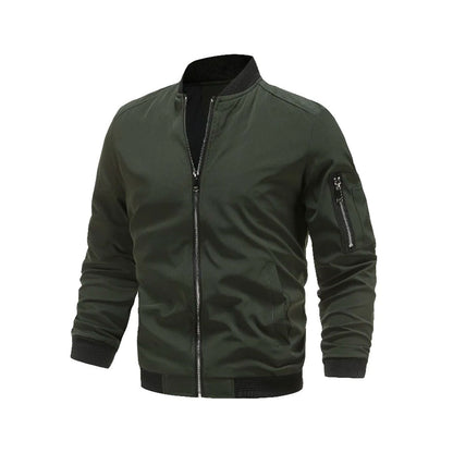 Lichte & trendy heren bomberjack met rits - Jaron