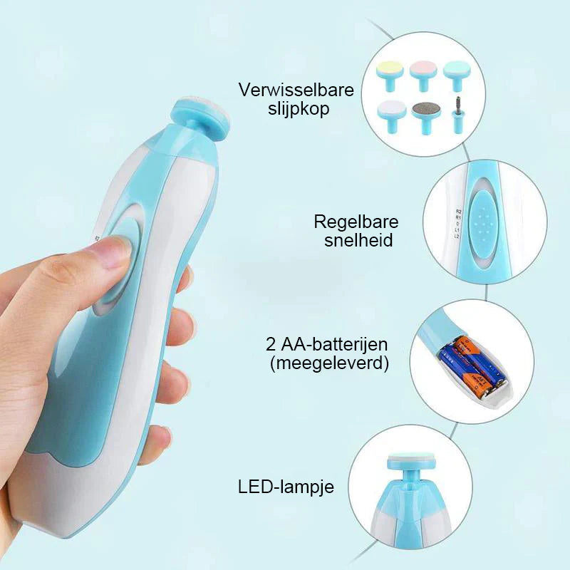 Nagelverzorgingsset voor Veilig en Gemakkelijk Nagels Knippen - BabyCare