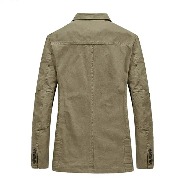 Heren Zomerjas in Vintage- en Militairstijl – Viktor