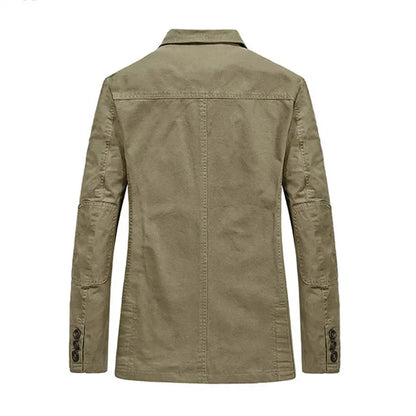 Heren Zomerjas in Vintage- en Militairstijl – Viktor