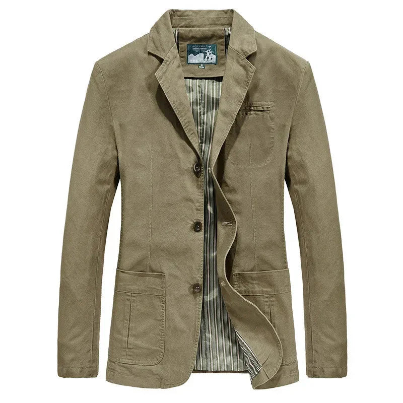 Heren Zomerjas in Vintage- en Militairstijl – Viktor