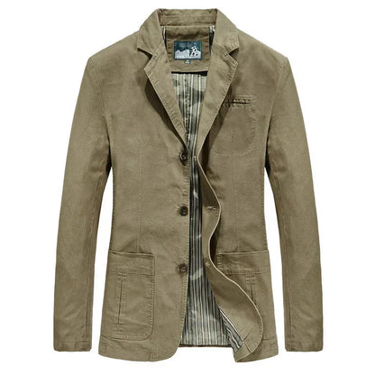 Heren Zomerjas in Vintage- en Militairstijl – Viktor