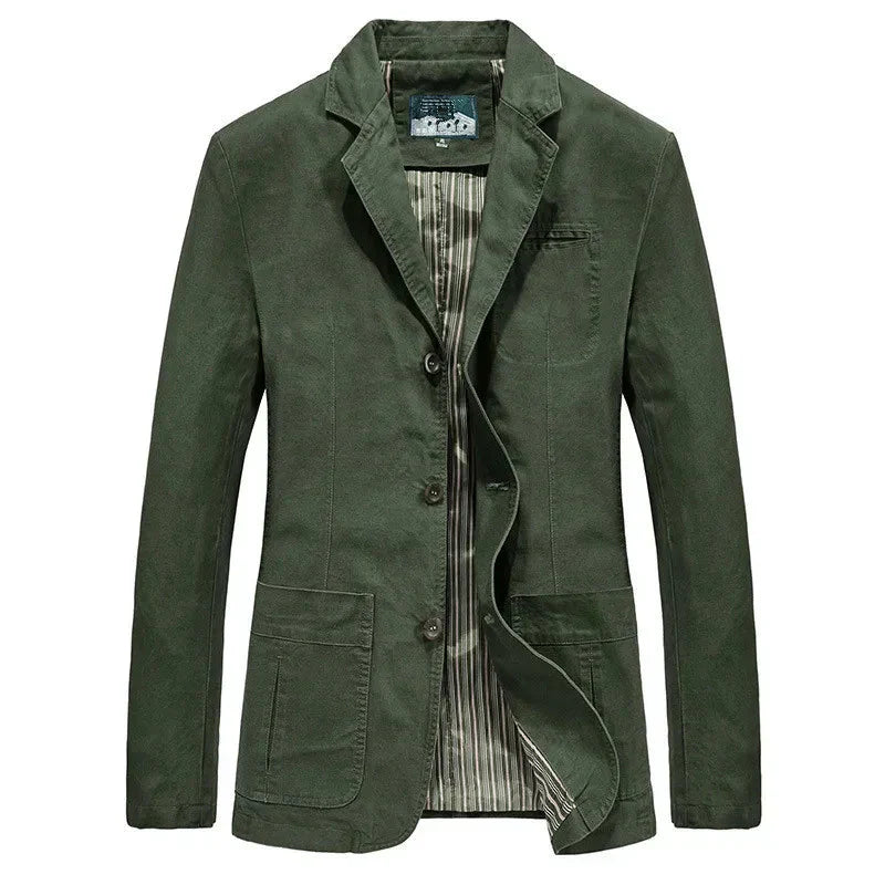 Heren Zomerjas in Vintage- en Militairstijl – Viktor