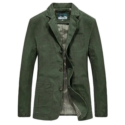 Heren Zomerjas in Vintage- en Militairstijl – Viktor