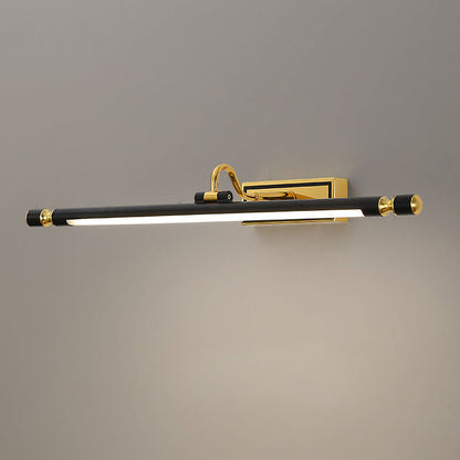 Luxe Zwart-Gouden Spiegellamp – LumoGold