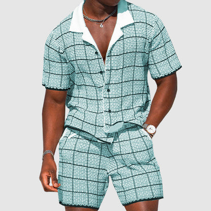 Tweedelige Heren Zomerset met Ruitpatroon – Jules