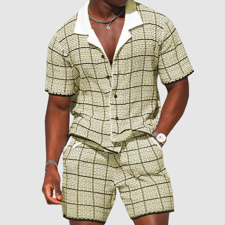 Tweedelige Heren Zomerset met Ruitpatroon – Jules
