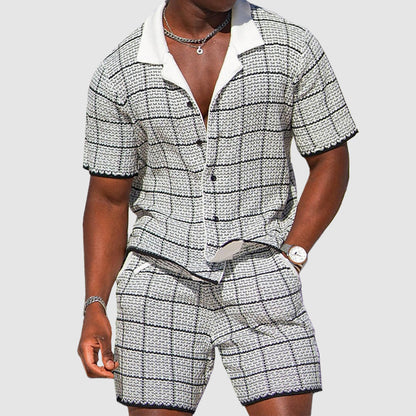 Tweedelige Heren Zomerset met Ruitpatroon – Jules