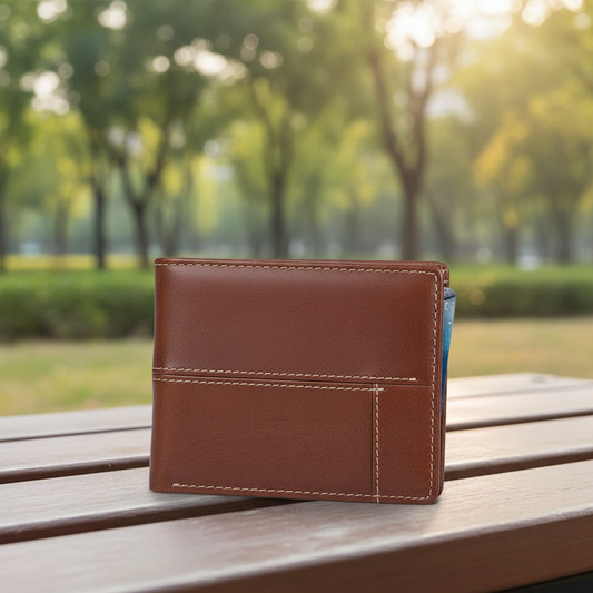 Bifold Męski Portfel - SecureGuard