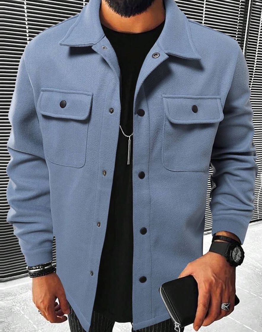 Warm Herenshirt met Zakken – Mateo