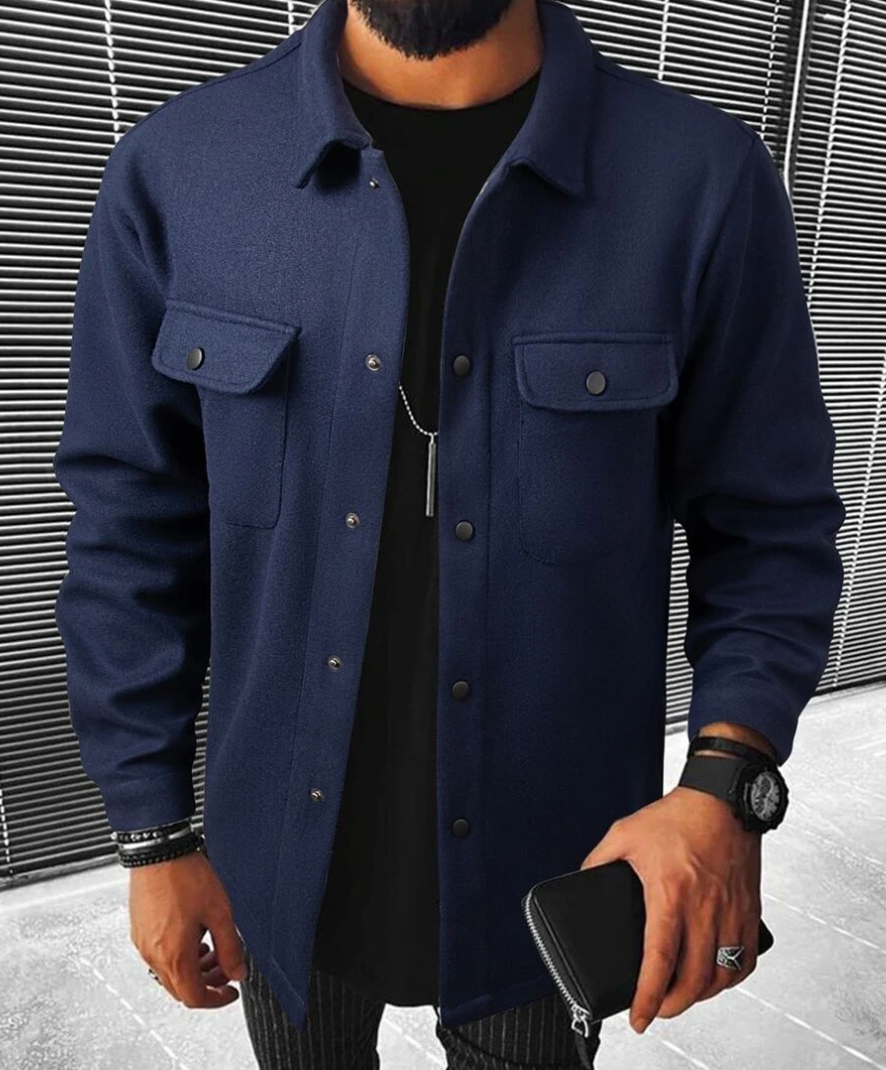 Warm Herenshirt met Zakken – Mateo