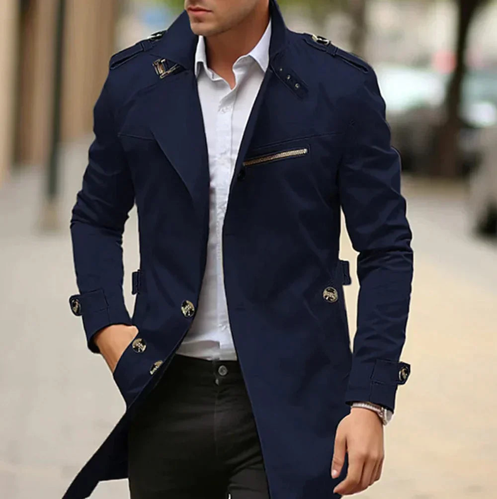 Klassieke Heren Trenchcoat – Fabrizio