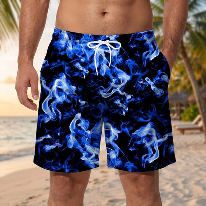 Bold Graphic Print Casual Shorts - Taylor