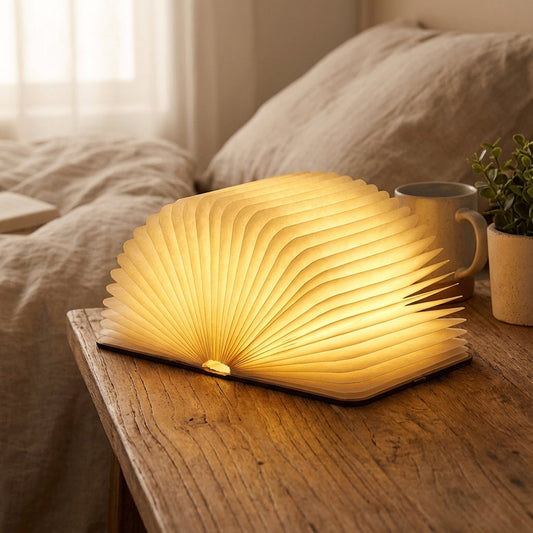 Book Shaped Table Lamp -  Fablelite