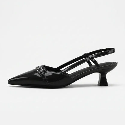 Bordeaux Slingbacks Met Spitse Neus - Victoria