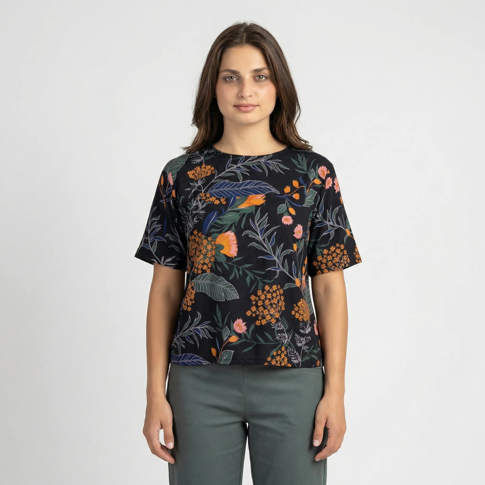 Botanisch Gemustertes Shirt - Josy
