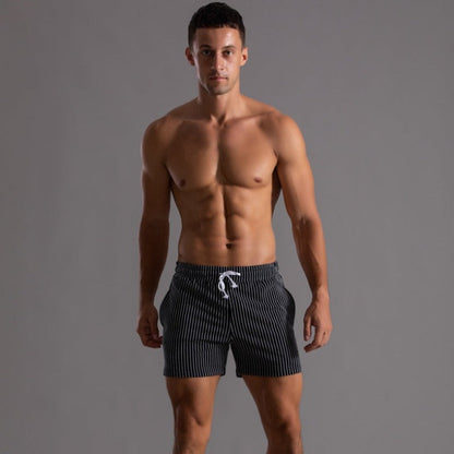 Sneldrogende & Stijlvolle Heren Zwemshorts van Ribstof-Polyester – Niko