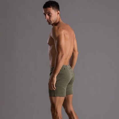 Sneldrogende & Stijlvolle Heren Zwemshorts van Ribstof-Polyester – Niko