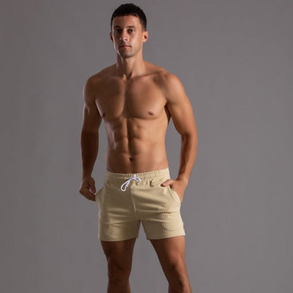 Sneldrogende & Stijlvolle Heren Zwemshorts van Ribstof-Polyester – Niko