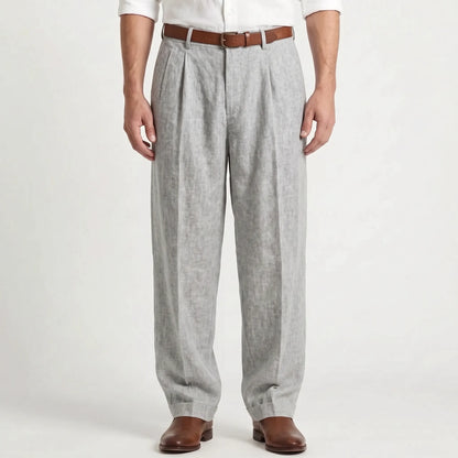 Broek Met Plooien Voor Heren -  Ernesto