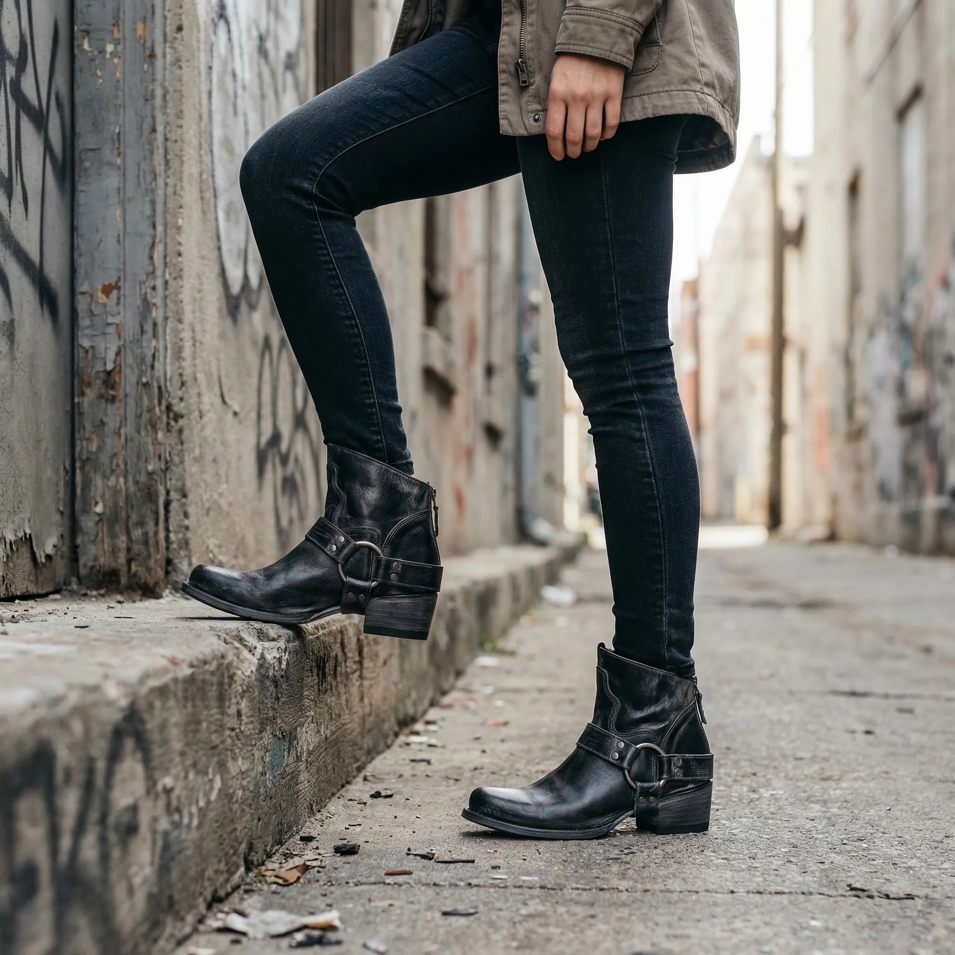 Buckle Detail Ankle Boot - Jodi